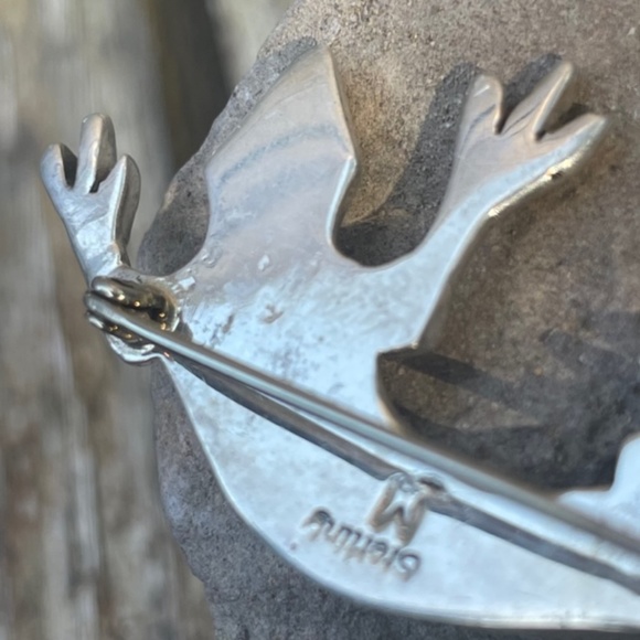 Signed Zuni Blue Fire Opal, Turquoise and Onyx Inlay Native American Liz… - Picture 8 of 10